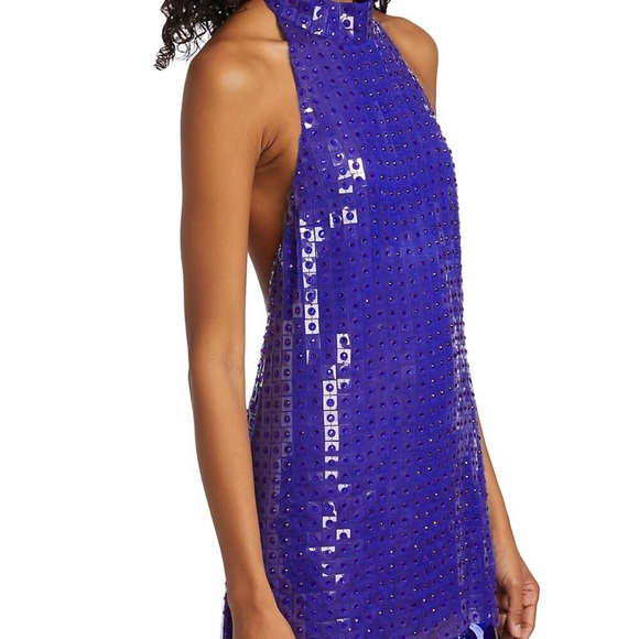 NWT $1290 Raisa Vanessa
Sequin Halter Minidress - Picture 4 of 16